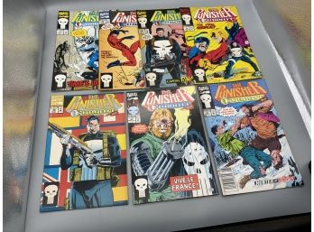 The Punisher Eurohit 1-7 Marvel Comics Comic Books