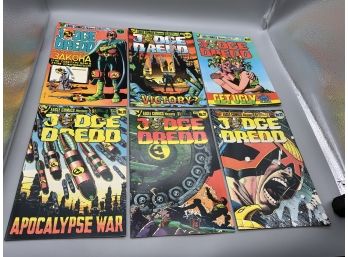 Judge Dredd 20-25 Eagle Comics Comic Books