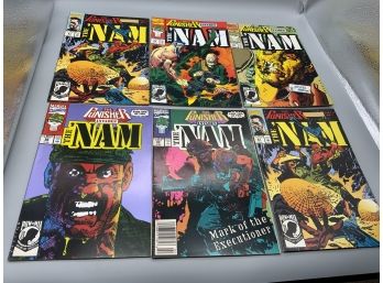 The Punisher Invades The Nam 52, 53 67(x2), 68 And 69 Marvel Comics Comic Books