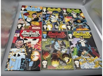 The Punisher War Zone 1-6 Marvel Comics Comic Books