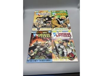 Swords Of Texas Mini Series 1-4 Eclipse Comics Comic Books