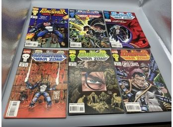 The Punisher War Zone 31-36 Marvel Comics Comic Books