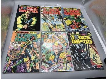 Judge Dredd 14-19 Eagle Comics Comic Books