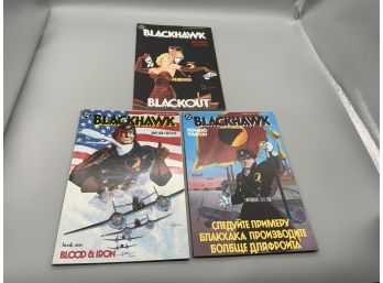 Black Hawk Books 1-3 DC By Howard Chayken Comics