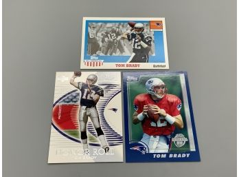 Tom Brady 2003 Honor Roll, 2005 Topps And 2003 Topps All American
