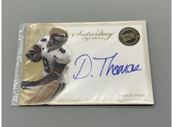 Demaryius Thomas 2010 Press Pass Saturday Signatures Rookie Autographed Card