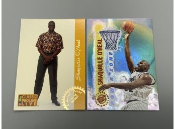 Shaquille ONeal Shaq 1995 Stadium Club Power Zone And 1993 Classic Pro Line Live /40,000