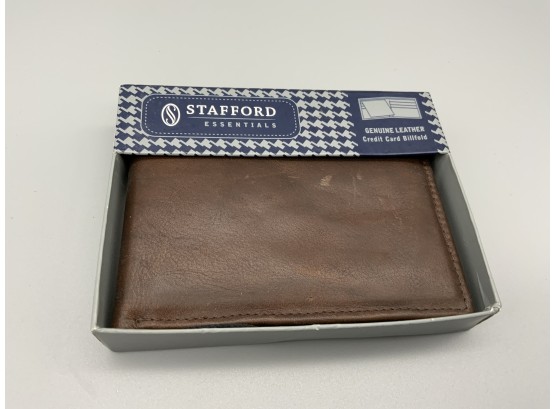 NOS Stafford Essentials Leather Wallet