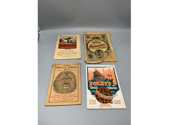 Vintage 1930s Almanacs