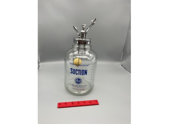 Vintage Sklar Suction Medical Jar