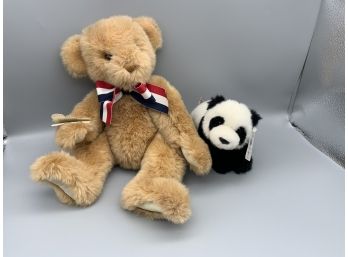 Gund Commemorative Bear And Panda Bear