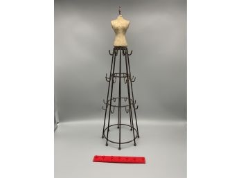 Mannequin Bust Jewelry Holder Display
