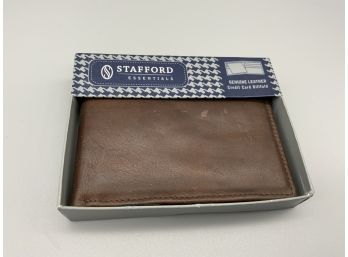 NOS Stafford Essentials Leather Wallet