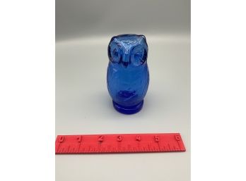Blue Glass Owl