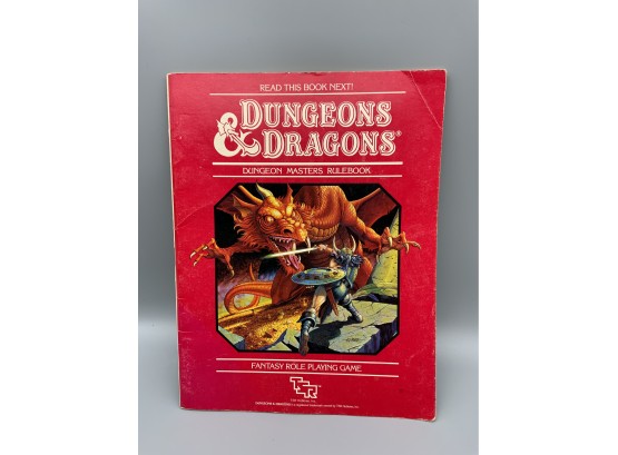 Vintage 1980 Dungeons & Dragons Dungeon Masters Rulebook