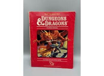 Vintage 1980 Dungeons & Dragons Players Manuel
