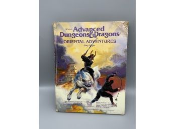 Vintage 1985 Advanced Dungeons & Dragons Oriental Adventures Book 2018