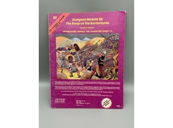 Vintage Dungeons & Dragons 1980 Dungeon Module B2 The Keep On The Borderlands 9034