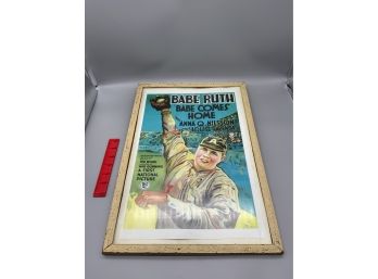 Babe Ruth Framed Print Babe Comes Home