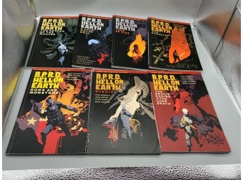 B. P. R. D. Hell On Earth Graphic Novels 2-4, 6-8 And 14 Dark Horse Books