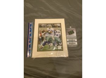 Tony Romo Photo And Cowboys Ticket