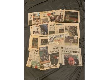 Red Sox Newspapers