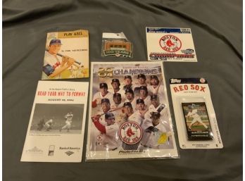 Red Sox Collectible Lot 3