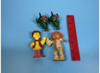Toy Lot Including 1984 Cabbage Patch Kids Figure, 1989 Tailspin Airplanes And Big Bird