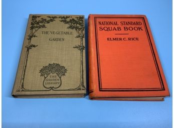 Vintage The Vegetable Garden And National Standard Squab Books