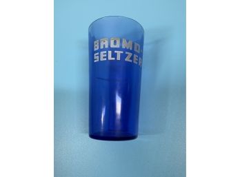 Rare Vintage Bromo Seltzer Dispenser Cobalt Glass