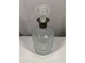 Vintage Cut Glass Decanter And Stopper