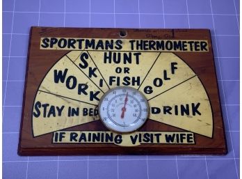 Vintage Sportsman Thermometer