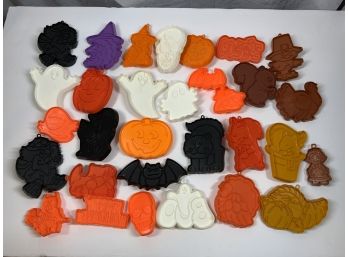 Vintage Halloween, Fall And Thanksgiving Cookie Cutters