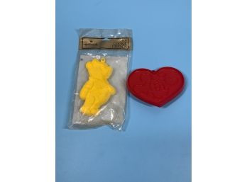 Vintage NOS Winnie The Pooh And A Mickey Mouse Cookie Cutters