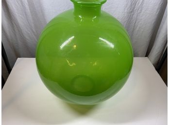 Large Green Vase Made In Spain