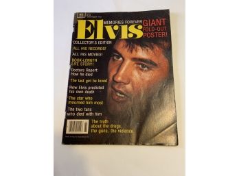 1977 Memories Forever Elvis Presley Magazine, Without Pull Out Poster