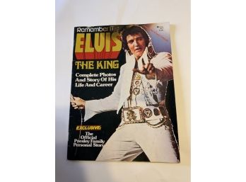 Vintage 1977 Remember Me - Elvis The King Magazine Elvis Presley Tribute