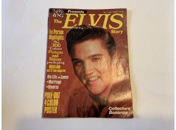 Vintage Teen Bag Presents THE ELVIS (PRESLEY) STORY Collector's Magazine #1 Ca 1977