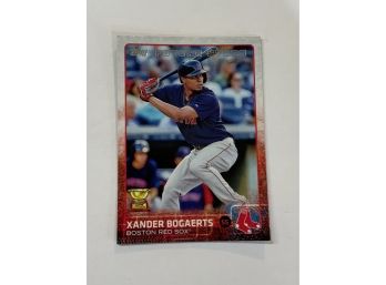 Xander Bogaerts 2015 Topps Future Stars Boston Red Sox Card