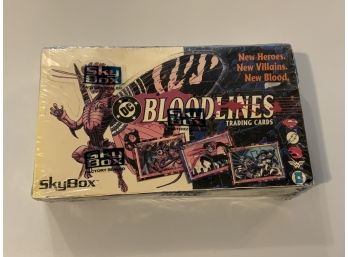 Unopened Box Of Skybox DC Bloodlines Cards