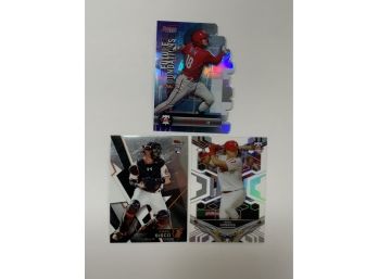Topps Finest Sisco RC, Hoskins High Tek And Bowmans Best Bohm Future Foundations Cards