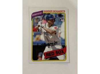 Xander Bogaerts 2014 Topps Archives Rookie Boston Red Sox Card