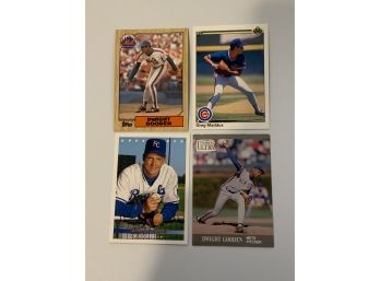 Gooden, Maddux And Cone Baseball Cards