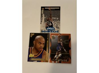 Barkley, Robinson And Ewing Basketball Cards