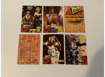 1994 Blue Chips Cards Including Anfernee Hardaway