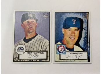 2007 Topps 52 Troy Tulowitzki And David Murphy Rookie Cards