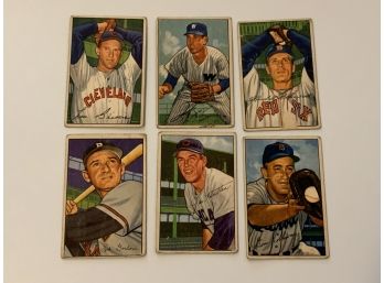 Vintage 1952 Bowman Baseball Cards