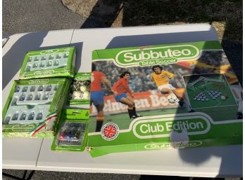 Vintage Subbuteo Game With Extras