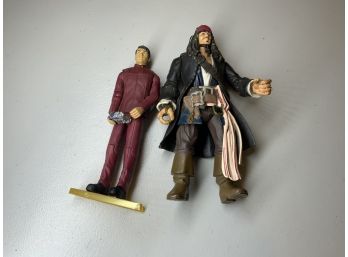 Pirates Of The Caribbean And Star Trek Toy Action Figures