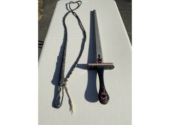 Wooden Sword And A Whip